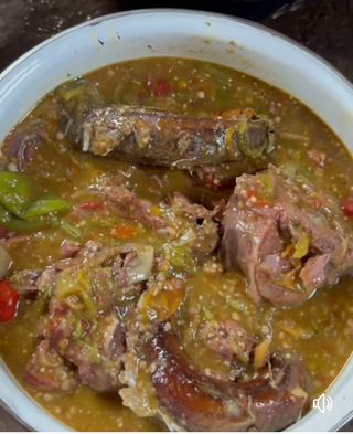 Sauce Gouagouassou + Accompagnement