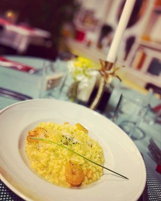 Лимонено ризото със скариди (350г)