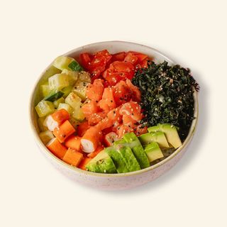 Poke de Salmón Noruego.