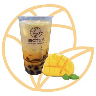 Mango milk tea