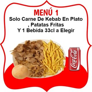 Menú 1 Solo Carne (Grande)
