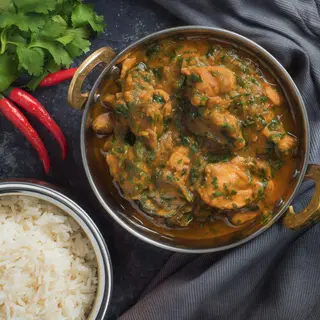 Saag chicken