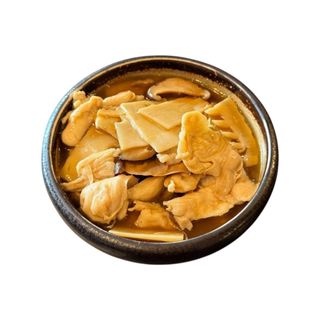 192-Pollo con bambu e funghi