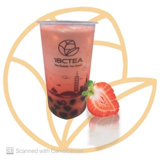 Strawberry milk tea