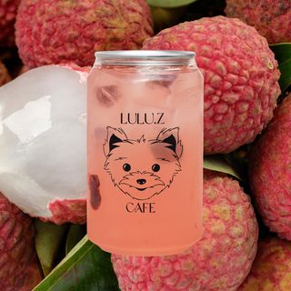 Ice tea lychee hibiscus