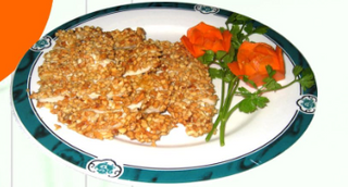 132. Pollo Rebozado Con Almendras