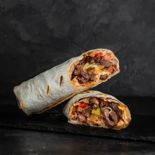 Шаурма зі свининою в соусу карі