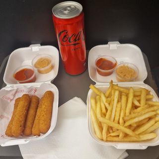 Mozzarella sticks 5 pezzi menù