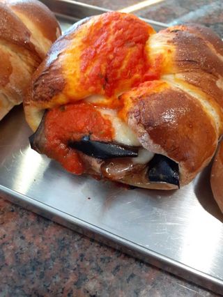 Pizzotto con melanzana