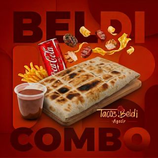 Menu Tacos Duo + frite + soda + Mousse au chocolat