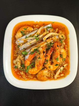 Arroz de Camarão e Mexilhão Malandrinho