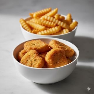 Ración de nuggets de pollo (6 uds.)