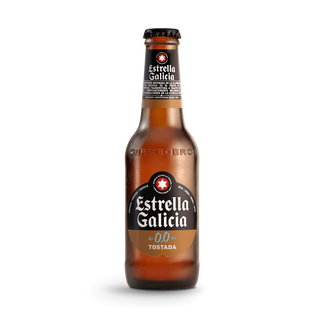 Cerveza Estrella Galicia Tostada sin alcohol 33cl