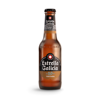 Cerveza Estrella Galicia Tostada sin alcohol 33cl