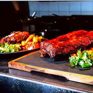 Costillas Al Horno Con Salsa Barbacoa (600 G.)