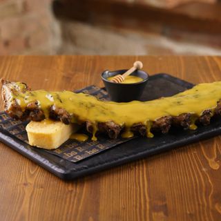 Costine con senape e miele