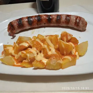 Butifarra de Rocafort a la brasa 