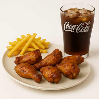 Menú De Alitas (6 Uds.)