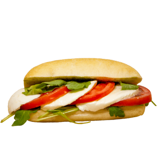 Сандвич Моцарела и песто