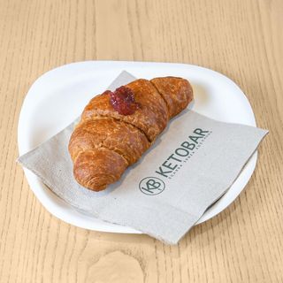 Keto brioches marmellata fragola