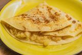Crepe with Homemade Smashed Apple/ვაშლის პიურეთი/Блин с пюре из яблок