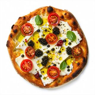 Pizza margherita rossa