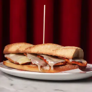 Bocadillo de lomo con queso