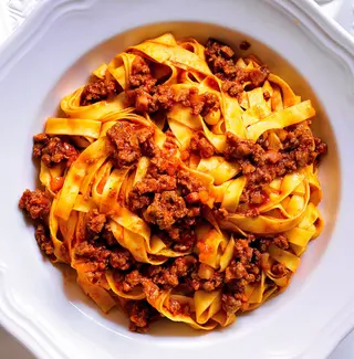 Pasta bolognese
