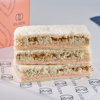 Jamón y roquefort con nueces