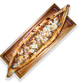 Pide muschi si cascaval