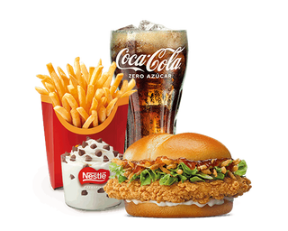 Menú Completo McCrispy Hot Honey