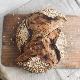 Z migdałami i owsianką