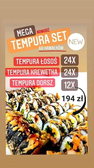 TEMPURA SET 60 SZT. 