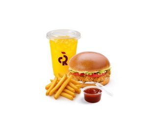 Чикен бургер комбо