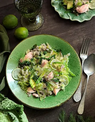 Salade De Choux Saumon & Avocat