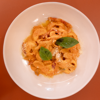 Tagliolini speck i porcini