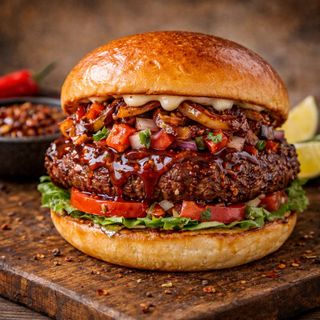 Honey Chilli BBQ Burger