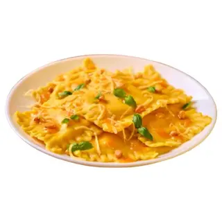 Ravioli Nero De Calabaza