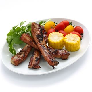 Rebarca s coleslaw salatom i domaći kruščići