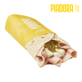 Mortadella, stracciatella e pesto di pistacchi