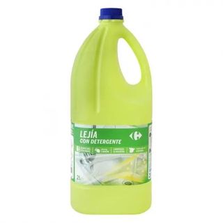 Lejía Con Detergente Limón Especial Cocinas Carrefour 2 L.