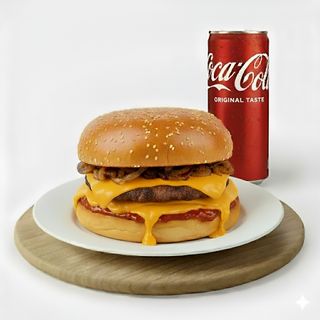 Smash Burger + Lattina Coca-Cola