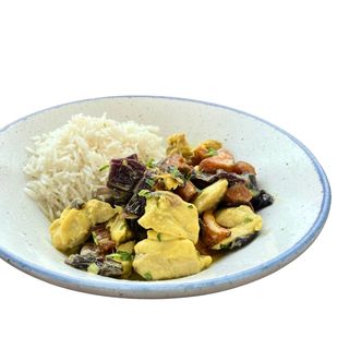Chicken curry bowl