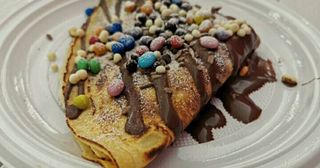 Crêpe Nutella Smarties