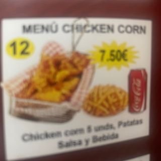 Menu pollo crujiente 