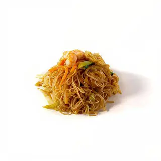 61.- Fideos De Arroz Con Gambas