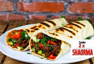 COMBO - 2x Shaorma Pui Mare + 1 Shaorma Pui Mica