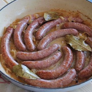 Salchichas Al Vino
