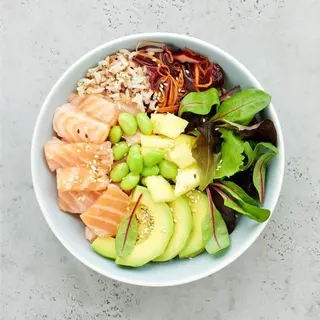 Pokè bowl gigante +Ravioli carne 6pz+ bibita a scelta