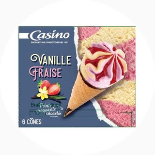 Glace Cone Van/Fraise X6 Co           